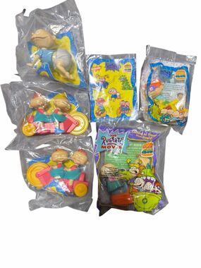 1998 90’s Y2K Rugrats McDonald’s and Burger King Toy Lot Happy Meal